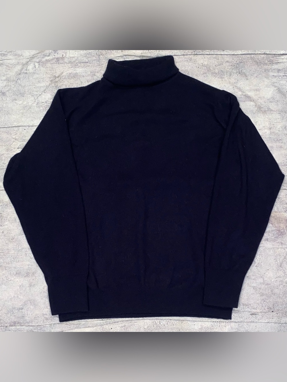 THE ROW 100% Cashmere Turtleneck Roll Neck Knit Long Sleeve Sweater Men M Italy